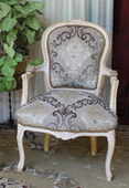 Fauteuil Cabriolet de Style Louis XV